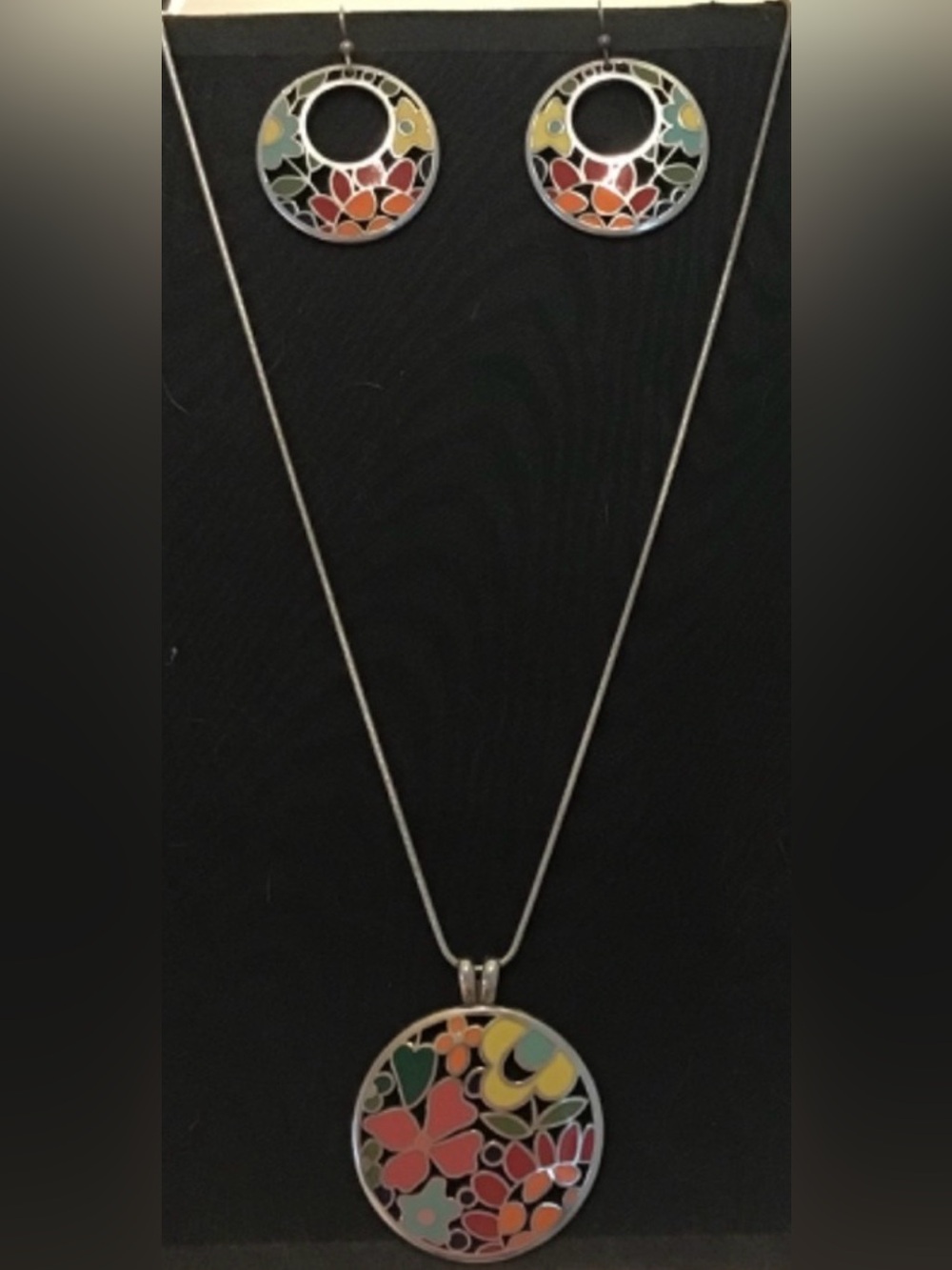 🌸 RARE SET! Brighton ‘Meadow Garden’ collection Necklace & Earrings! RETIRED